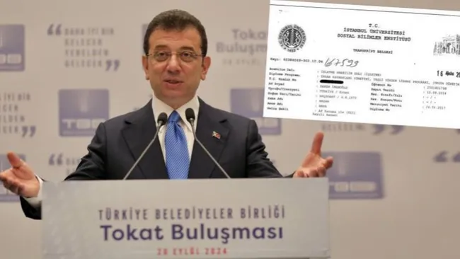 İmamoğlu'nun diplomasında sıkıntı mı var?