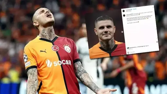 Mauro Icardi'den sitem dolu paylaşım