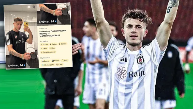 Flört uygulaması başını yedi! Beşiktaş'ta 'Emirhan Delibaş' kararı!