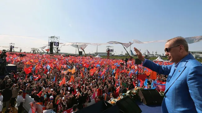 AK Parti’den Atatürk Havalimanı’nda 'Büyük Filistin' mitingi!