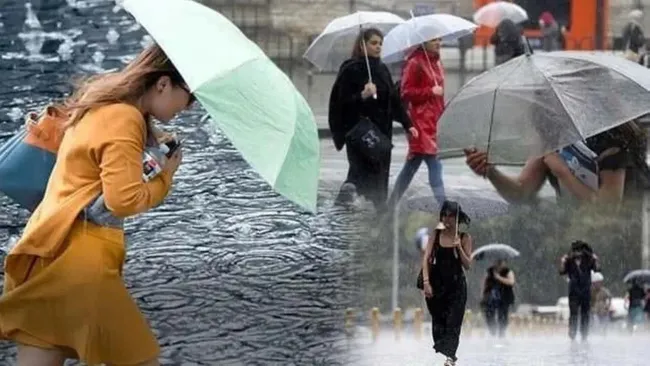 Meteoroloji'den kuvvetli yağış uyarısı! Tüm iller...