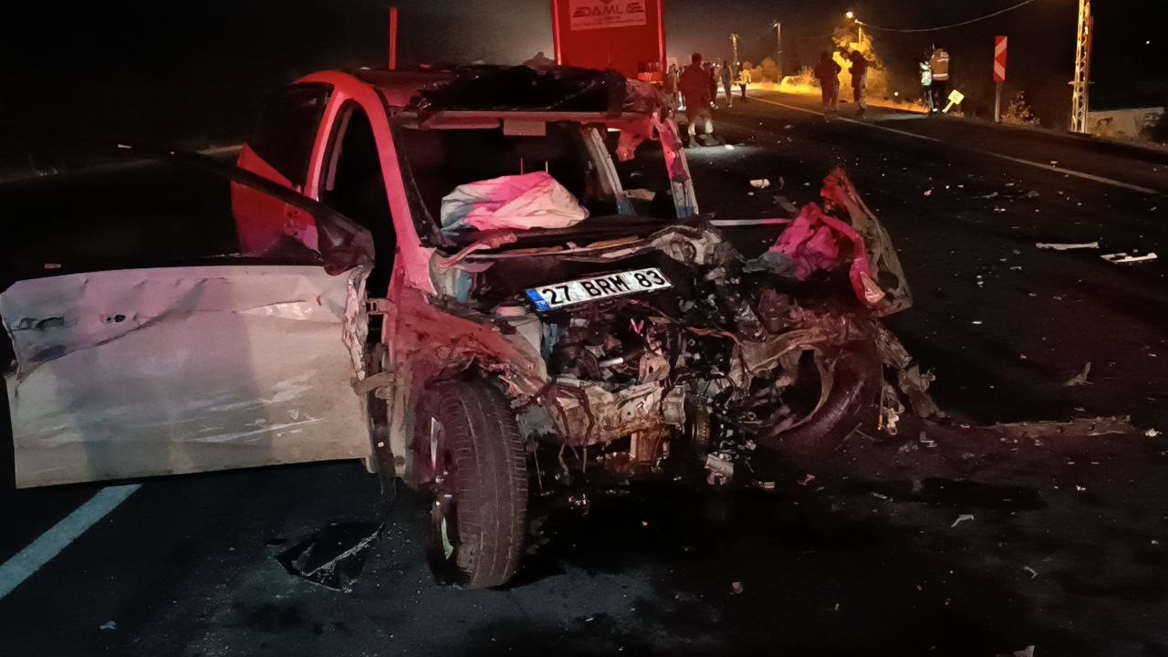Gaziantep’te feci kaza: 1 ölü, 1 ağır yaralı
